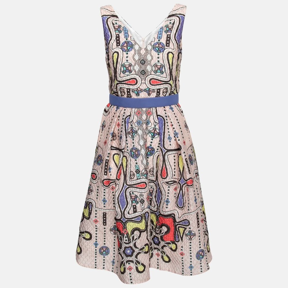 Peter Pilotto Ace Printed Jacquard Dress Size: UK 6 (USA 2)